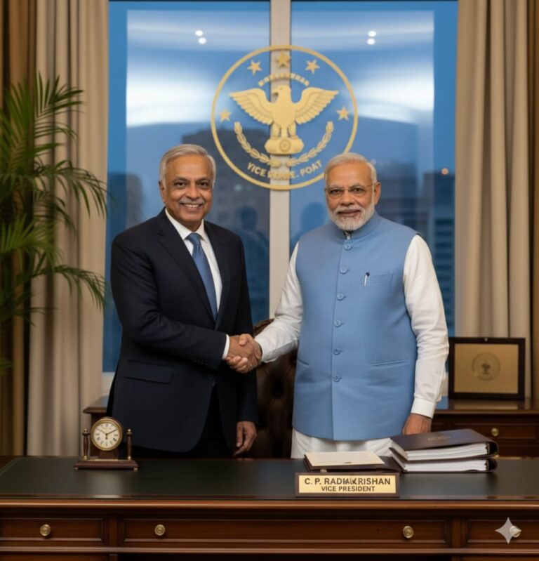 New Vice President CP Radhakrishnan elected with 452 votes in India Vice President Election 2025