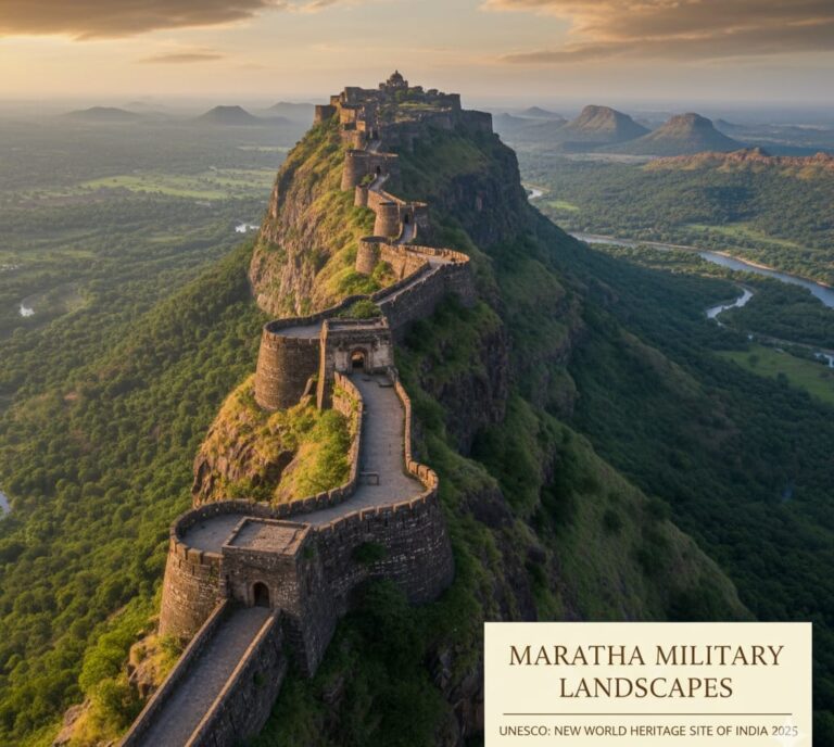 Maratha Military Landscapes UNESCO World Heritage forts in Maharashtra showing history of Maratha empire.