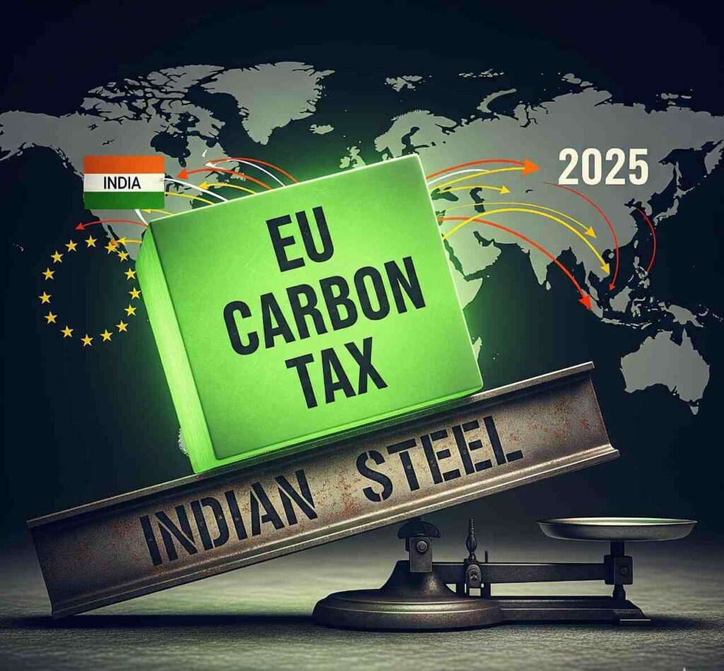 Steel industry in India facing EU carbon tax 2025.
