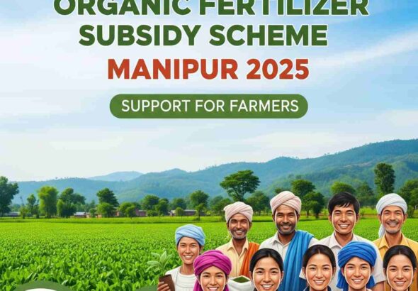 Organic fertilizer bags distributed under subsidy scheme in Manipur.